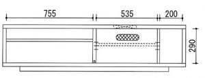 テレビボード　図面