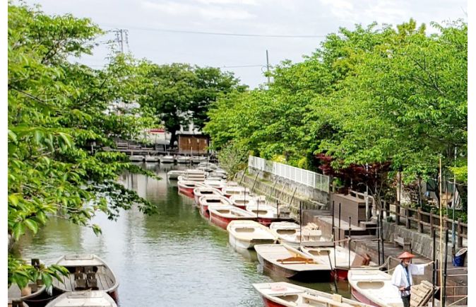 柳川市　川下り　乗船場