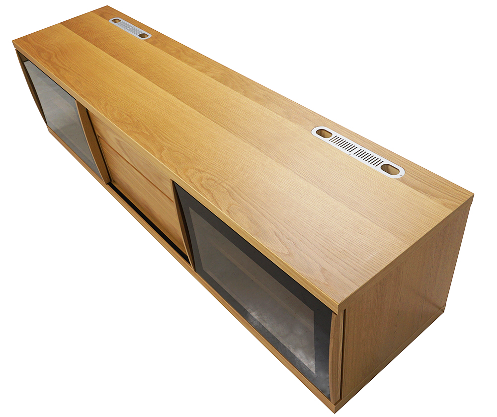 代引不可】 大川こもれび家具Alegreシリーズ_150TVボード H45 NR