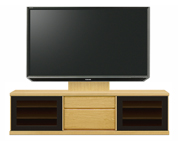 テレビボード、テレビボード（壁掛けパネルセット）(幅190cm・タモ)