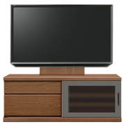 テレビボード、テレビボード（壁掛けパネルセット）(幅130cm・ウォールナット)