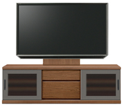 テレビボード、テレビボード（壁掛けパネルセット）(幅160cm・ウォールナット)