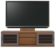 テレビボード、テレビボード（壁掛けパネルセット）(幅180cm・ウォールナット)