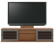 テレビボード、テレビボード（壁掛けパネルセット）(幅200cm・ウォールナット)