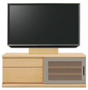 テレビボード、テレビボード（壁掛けパネルセット）(幅130cm・メイプル)