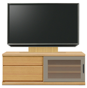 テレビボード、テレビボード（壁掛けパネルセット）(幅130cm・レッドオーク)