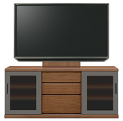 テレビボード、テレビボード（壁掛けパネルセット）(幅150cm・ウォールナット)