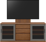テレビボード、テレビボード（壁掛けパネルセット）(幅160cm・ウォールナット)