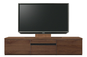 テレビボード、テレビボード（壁掛けパネルセット）(幅180cm・ウォールナット)