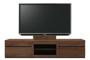 テレビボード、テレビボード（壁掛けパネルセット）(幅180cm・ウォールナット)