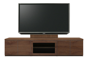 テレビボード、テレビボード（壁掛けパネルセット）(幅180cm・ウォールナット)