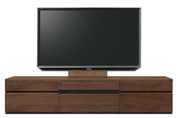 テレビボード、テレビボード（壁掛けパネルセット）(幅190cm・ウォールナット)