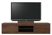 テレビボード、テレビボード（壁掛けパネルセット）(幅190cm・ウォールナット)