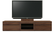 テレビボード、テレビボード（壁掛けパネルセット）(幅200cm・ウォールナット)