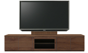 テレビボード、テレビボード（壁掛けパネルセット）(幅200cm・ウォールナット)
