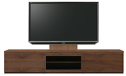 テレビボード、テレビボード（壁掛けパネルセット）(幅210cm・ウォールナット)