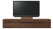 テレビボード、テレビボード（壁掛けパネルセット）(幅220cm・ウォールナット)