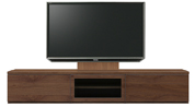 テレビボード、テレビボード（壁掛けパネルセット）(幅230cm・ウォールナット)