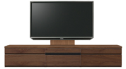 テレビボード、テレビボード（壁掛けパネルセット）(幅230cm・ウォールナット)