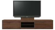 テレビボード、テレビボード（壁掛けパネルセット）(幅230cm・ウォールナット)