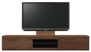 テレビボード、テレビボード（壁掛けパネルセット）(幅240cm・ウォールナット)