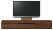 テレビボード、テレビボード（壁掛けパネルセット）(幅240cm・ウォールナット)