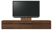 テレビボード、テレビボード（壁掛けパネルセット）(幅240cm・ウォールナット)