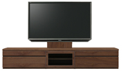 テレビボード、テレビボード（壁掛けパネルセット）(幅240cm・ウォールナット)