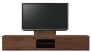 テレビボード、テレビボード（壁掛けパネルセット）(幅240cm・ウォールナット)