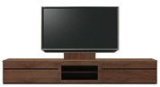 テレビボード、テレビボード（壁掛けパネルセット）(幅250cm・ウォールナット)