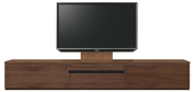 テレビボード、テレビボード（壁掛けパネルセット）(幅260cm・ウォールナット)