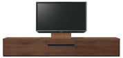 テレビボード、テレビボード（壁掛けパネルセット）(幅260cm・ウォールナット)