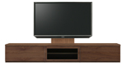 テレビボード、テレビボード（壁掛けパネルセット）(幅260cm・ウォールナット)