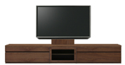 テレビボード、テレビボード（壁掛けパネルセット）(幅260cm・ウォールナット)