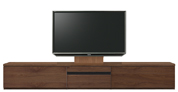 テレビボード、テレビボード（壁掛けパネルセット）(幅270cm・ウォールナット)