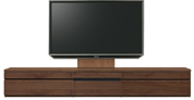 テレビボード、テレビボード（壁掛けパネルセット）(幅270cm・ウォールナット)