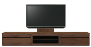 テレビボード、テレビボード（壁掛けパネルセット）(幅270cm・ウォールナット)