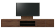 テレビボード、テレビボード（壁掛けパネルセット）(幅270cm・ウォールナット)