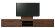 テレビボード、テレビボード（壁掛けパネルセット）(幅270cm・ウォールナット)