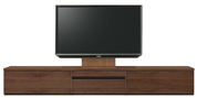 テレビボード、テレビボード（壁掛けパネルセット）(幅280cm・ウォールナット)