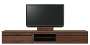 テレビボード、テレビボード（壁掛けパネルセット）(幅280cm・ウォールナット)