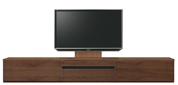 テレビボード、テレビボード（壁掛けパネルセット）(幅290cm・ウォールナット)