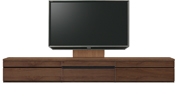 テレビボード、テレビボード（壁掛けパネルセット）(幅290cm・ウォールナット)