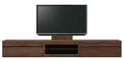 テレビボード、テレビボード（壁掛けパネルセット）(幅290cm・ウォールナット)