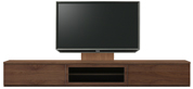 テレビボード、テレビボード（壁掛けパネルセット）(幅300cm・ウォールナット)