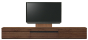 テレビボード、テレビボード（壁掛けパネルセット）(幅300cm・ウォールナット)