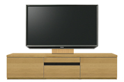 テレビボード、テレビボード（壁掛けパネルセット）(幅180cm・オークナチュラル)