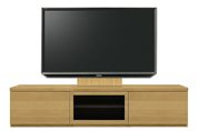 テレビボード、テレビボード（壁掛けパネルセット）(幅180cm・オークナチュラル)