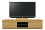 テレビボード、テレビボード（壁掛けパネルセット）(幅180cm・オークナチュラル)