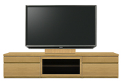テレビボード、テレビボード（壁掛けパネルセット）(幅190cm・オークナチュラル)